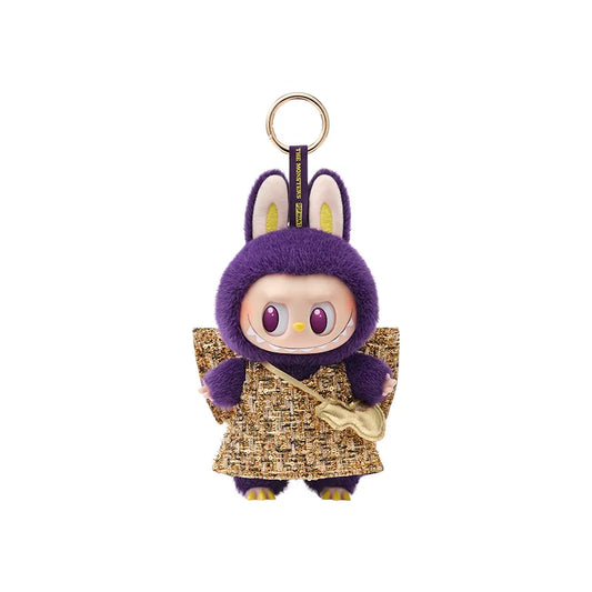 POP MART LABUBU x PRONOUNCE - WINGS OF FORTUNE Purple Cool Hanging Card 17.5cm