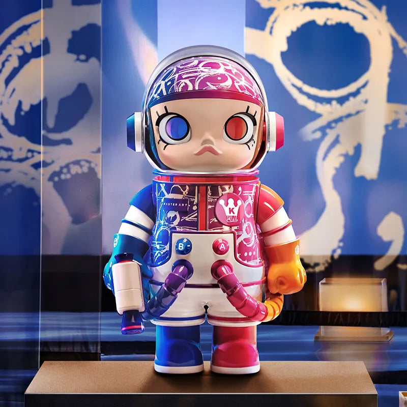 Han Meilin x POP MART x Kenny Wong MEGA COLLECTION 1000% SPACE MOLLY Cipher edition